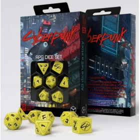 Dados Cyberpunk Red Danger Zone  7 unidades  - QW