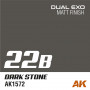 AK Dual Exo 22B - Dark Stone