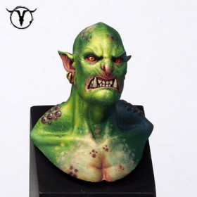 Academic Orc Bust