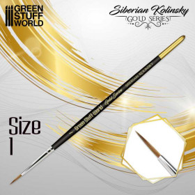 Pincel Marta Kolinsky Siberiana - Nr. 1 - GSW Gold Series