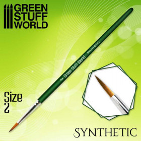 Pincel Sintético - Nr. 2 - GSW Green Series