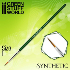 Pincel Sintético - Nr. 1 - GSW Green Series