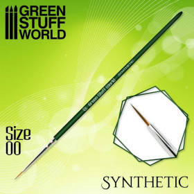 Pincel Sintético - Nr. 00 - GSW Green Series