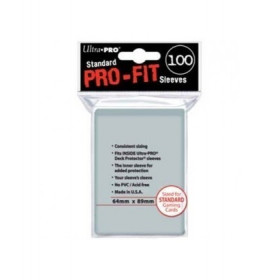 Fundas Standard Pro Fit Transparente (100 Fundas)