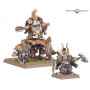 The Old World - Dwarf Lords with Shieldbearers