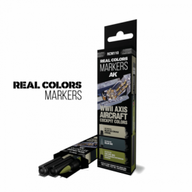 WWII AXIS AIRCRAFT COCKPIT COLORS - RC MARKERS SET