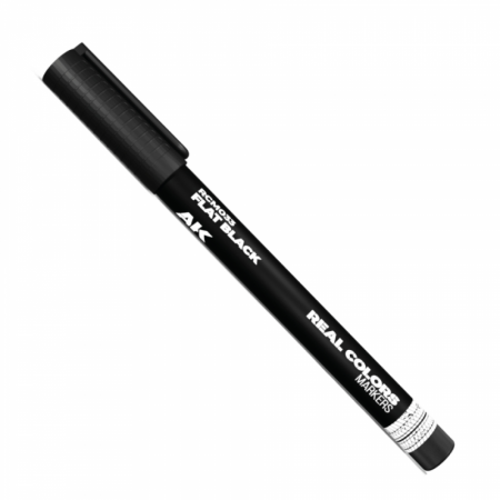 ROTULADOR ACRÍLICO - RC MARKER RCM033 - FLAT BLACK