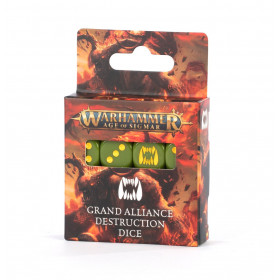 WARHAMMER AGE OF SIGMAR - DADOS GRAN ALIANZA: DESTRUCCIÓN