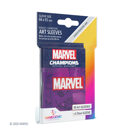 Marvel Champions Sleeves Marvel Purple