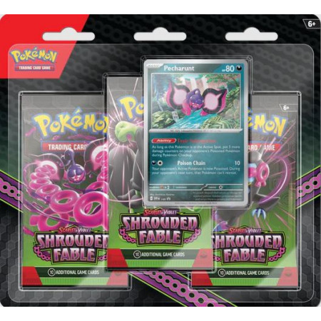 Pokémon JCC 3 Pack Blister - Fábula Sombría (ESP)