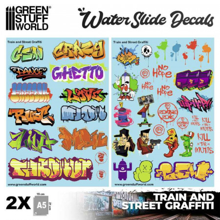 Calcas al agua - Mix Graffitis