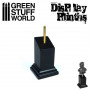 Pedestal Bustos Cuadrado Negro 3x3cm