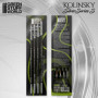 Pinceles Kolinsky SILVER SERIES (S) PACK x4