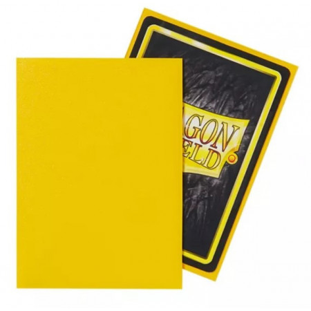 Fundas Standard Matte Amarillo (100 Fundas)