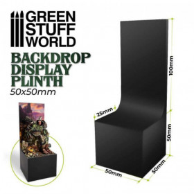 Pedestal con fondo 5x5x5 curvo