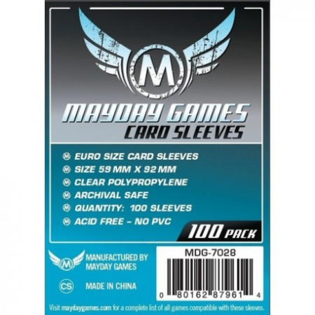 MAYDAY - Euro Card Sleeve 59x92mm