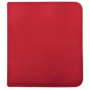 Carpeta con cremallera 12 bolsillos Rojo