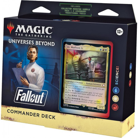 Magic the Gathering Fallout - Mazo de Commander ¡Ciencia!