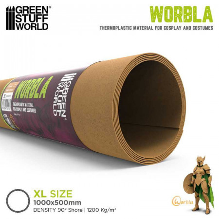 Worbla thermoplastic (XL) 1000 mm x 500 mm