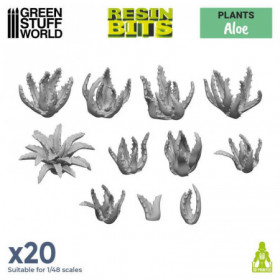 3D printed set - Aloe Vera