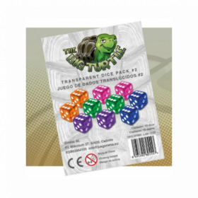 Pack 10 Dados Translucidos Claros