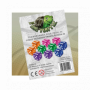 Pack 10 Dados Translucidos Claros