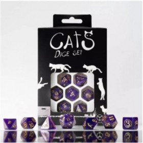 Set Dados de Gatos Purrito - Q Workshop