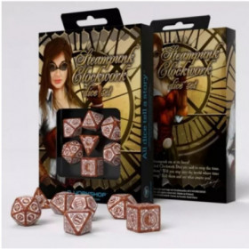 Set Dados Steampunk Clockwork - Q Workshop