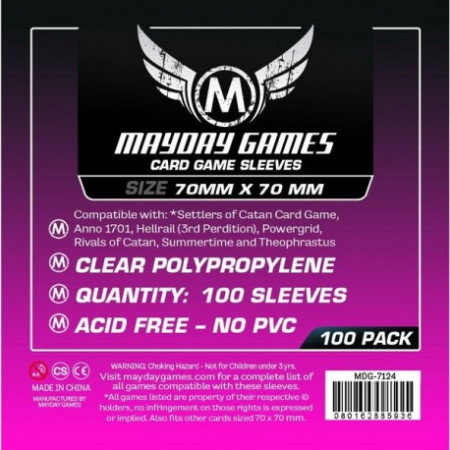 MAYDAY: Small Square Card Sleeves 70x70