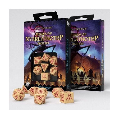 Dados Máscara de Nyarlathotep (7 unidades) - Call