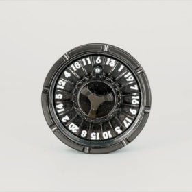 Dado D20 Ruleta Plateada