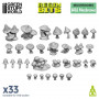 Set impreso en 3D - Setas silvestres