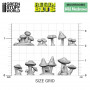 Set impreso en 3D - Setas silvestres