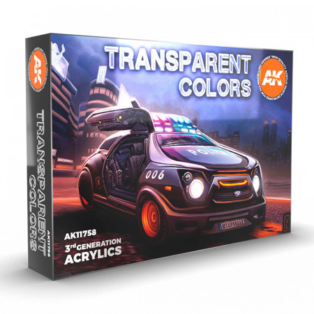 SET DE COLORES TRANSPARENTES