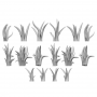 Set impreso en 3D - Plantas césped