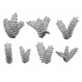 Set impreso en 3D - Hojas de Helechos
