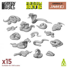 Set impreso en 3D - Serpientes