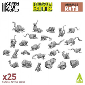 Set impreso en 3D - Ratas Pequeñas