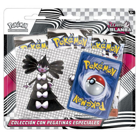 Pokémon TCG Llama Blanca - Colección con Pegatinas Especiales