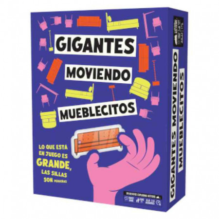 Gigantes moviendo mueblecitos - Juego de mesa