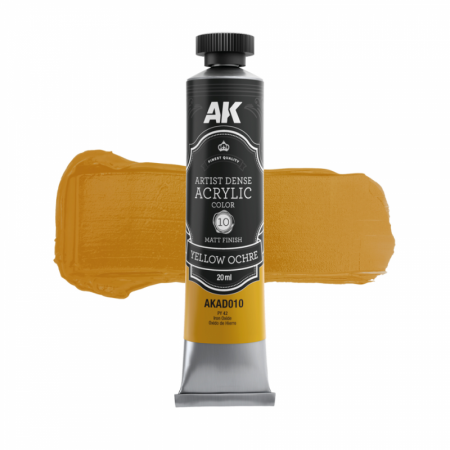 YELLOW OCHRE - ARTISTIC DENSE ACRYLIC COLOR