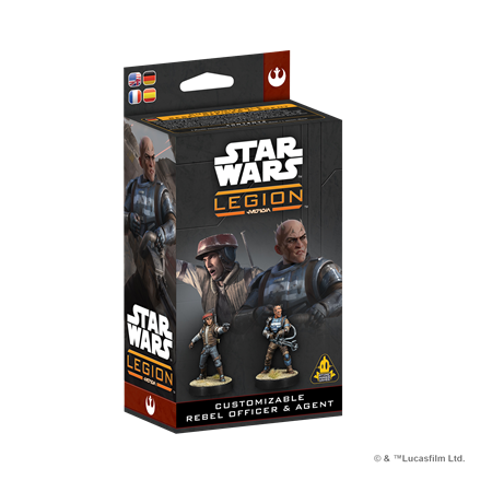 Star Wars Legión: Customizable Rebel Officer & Agent