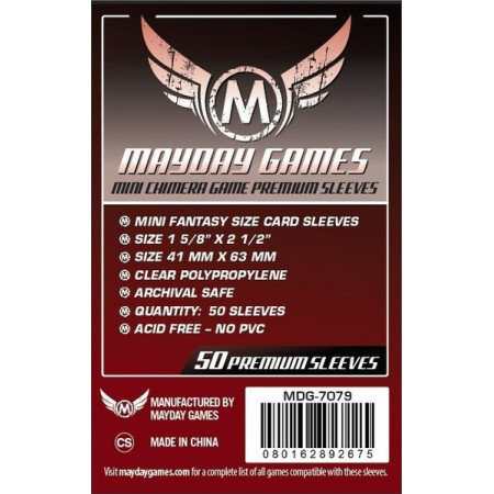 Premium Mini Chimera Game Sleeves 43 X 65 MM 50Ud.