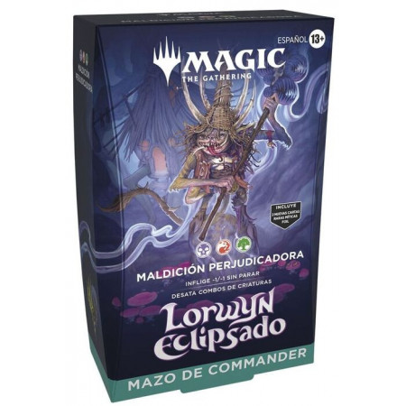 MTG Lorwyn Mazo Maldicion Perjudicadora Esp