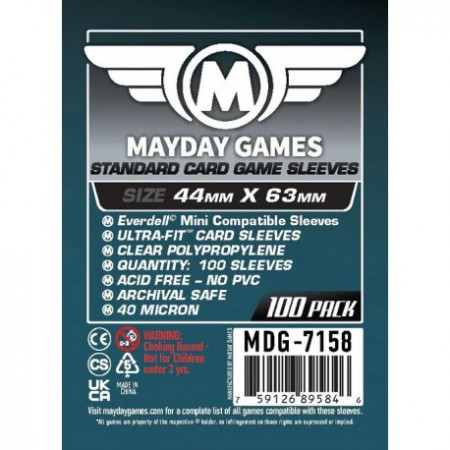 MAYDAY - Everdell Mini Compatible Sleeves 44x63 mm (100 Ud.)