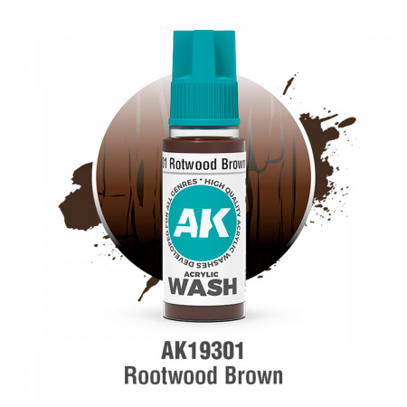 ROTWOOD BROWN - ACRYLIC WASH