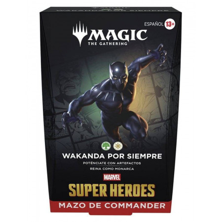 Mazo Commander Wakanda Por Siempre MTG Marvel ESP | TPK Hobby & Games