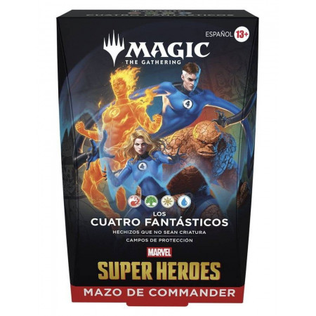 Commander Marvel Super Heroes ESP - Fantasticos