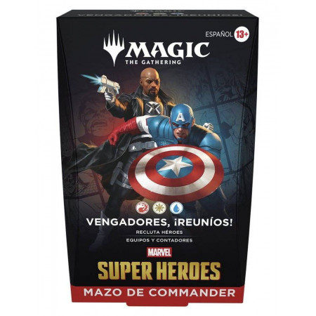 Commander Marvel Super Heroes ESP - Avengers