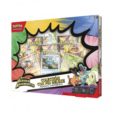 POKÉMON TCG - COLECCIÓN CON PIN DELUXE PRIMEROS COMPAÑEROS